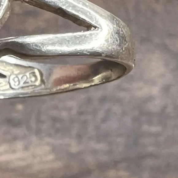 Sterling Silver Triple Heart Ring - Picture 7 of 10